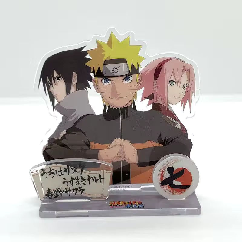 Bandai Naruto Anime Acryl-Ständer Set mit Charakterkarten in Multicolor - Bild 4