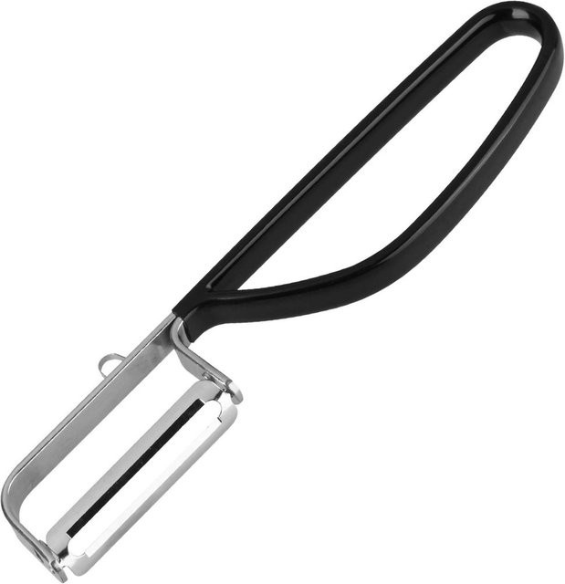 Stanley Rogers Sparschäler aus Edelstahl in Schwarz und Silber, Länge: 16 cm - Bild 1