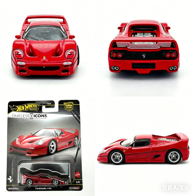 Hot Wheels Car Culture Fahrzeug, Modellauto, 1:64, Metall, Rot - Bild 1