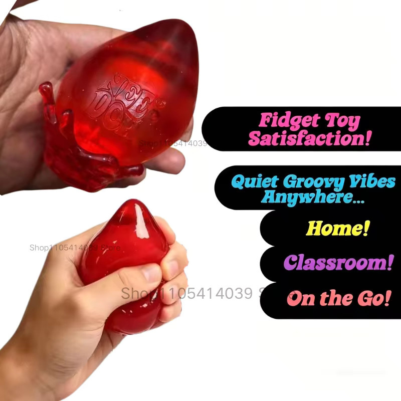 Schylling Nee Doh Maltose Drop, Weiches Quetschspielzeug, Sensorisches Fidget-Spielzeug - Bild 2