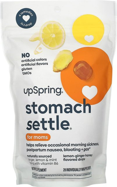 UpSpring Stomach Settle, Zitrone-Ingwer-Honig, 28 Tropfen, Damen - Bild 1