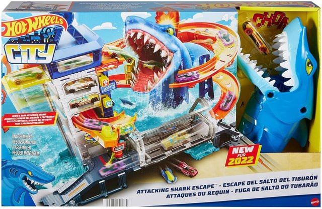 Hot Wheels City Shark Escape Spielset - Bild 1