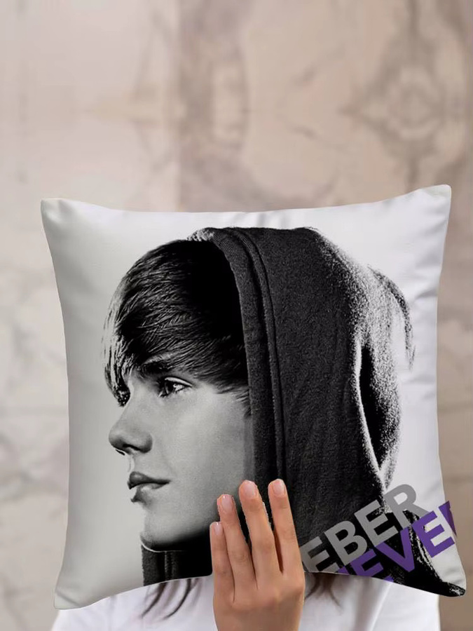 J-Justin Bieber Album Design Kissenbezug für Sofa und Dekoration, B/B: 40 x 40 cm - Bild 7