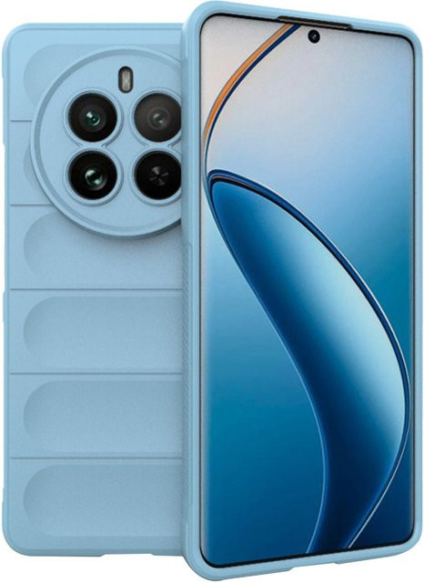 Techsuit Magic Shield Schutzhülle für Realme 12 Pro und 12 Pro+, Blau - Bild 1