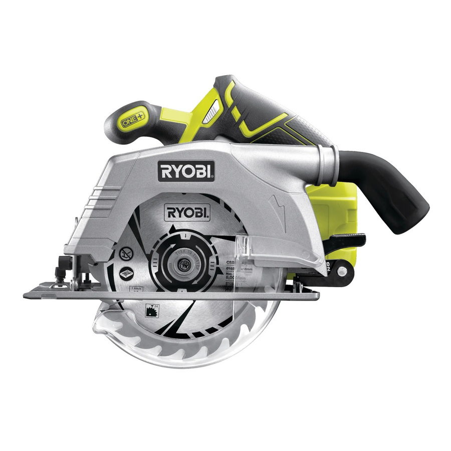 Ryobi One+ Akku-Handkreissäge R18CS-0 in Grün mit 165 mm Sägeblattdurchmesser (18 V) - Bild 3