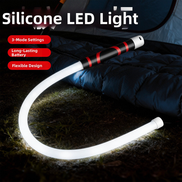 DAZZLEEX Wiederaufladbare LED-Arbeitsleuchte Flexibler LED-Lichtstreifen in Weiß für die Werkstatt - Bild 1