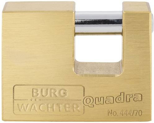 Burg-Wächter Vorhängeschloss 28680 aus Messing in Gold, 70,00 mm, verschieden schließend - Bild 1
