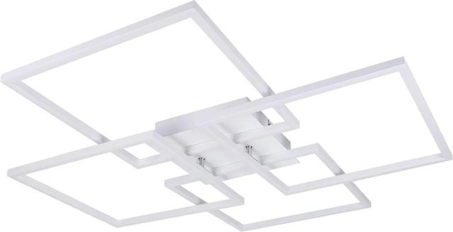 NETTLIFE LED Deckenleuchte aus Metall in Weiß, modern und rechteckig - Bild 1