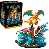 Lego Pokémon Konstruktionsspielzeug mit Bisaflor, Glurak und Turtok aus Klemmbausteinen - Bild 1
