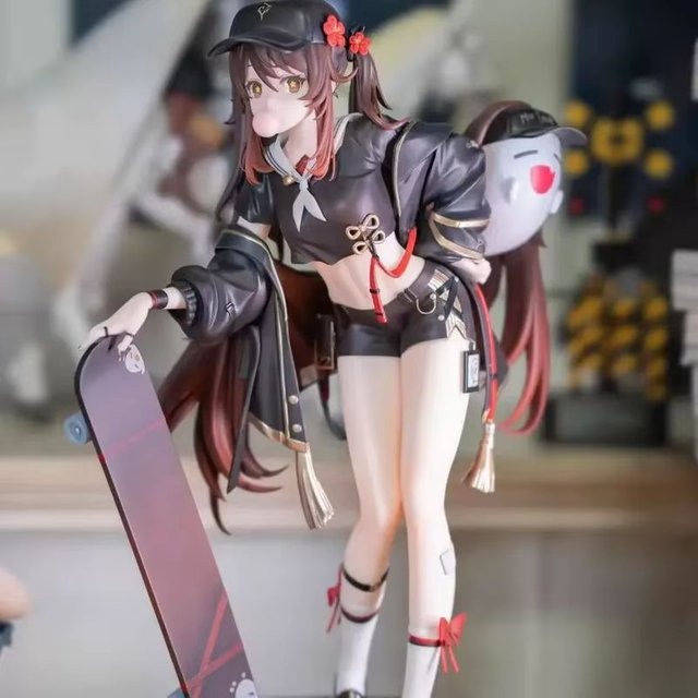 Bandai Genshin Impact Hutao Skateboard Girl Actionfigur, Einzelfigur - Bild 1