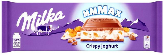 Milka Mmmax Vollmilchschokolade Knuspriger Joghurt 300 g - Bild 1