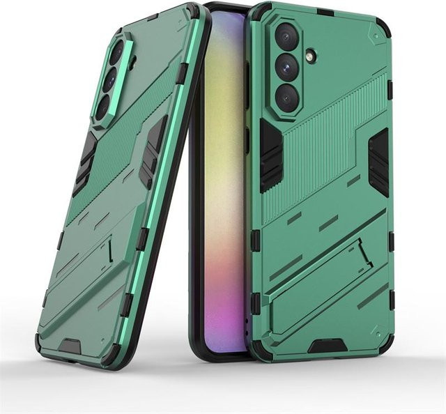 Stoßfeste PC Armor Handyhülle für Samsung Galaxy A56 in Grün - Bild 1