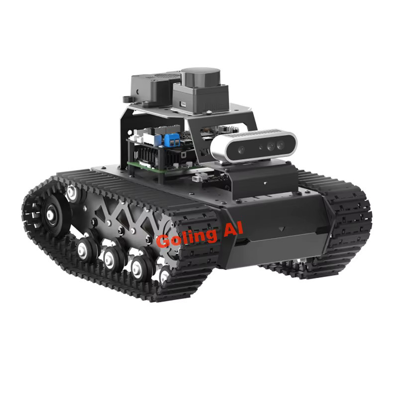 GoLingLing RC-Panzer mit Tiefenkamera, Lidar ROS2-Codierung, Video-Auto für Raspberry Pi 5, unterstützt ChatGPT AI-Modell, SLAM, autonomer Fahrroboter - Bild 2