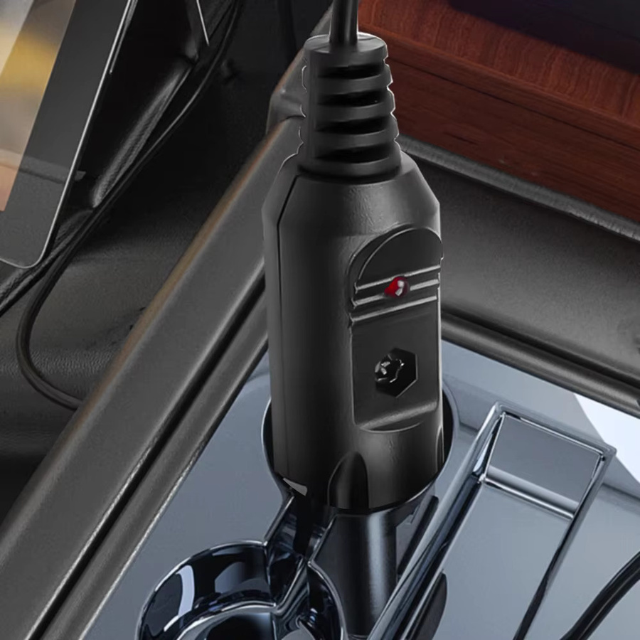 Kebidumei Auto Ladegerät Netzteil mit Zigarettenanzünder Stecker für UV-5R UV-5RA UV-5RB UV-5RC UV-5RE TG-UV2 TH-UVF1 TH-F8 in Schwarz - Bild 2