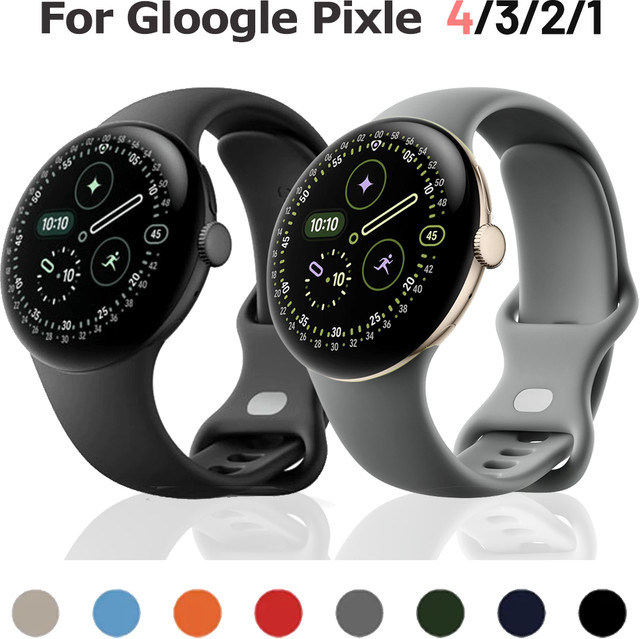 Smartwatch-Armband Silikon, Schwarz, Unisex - Bild 1