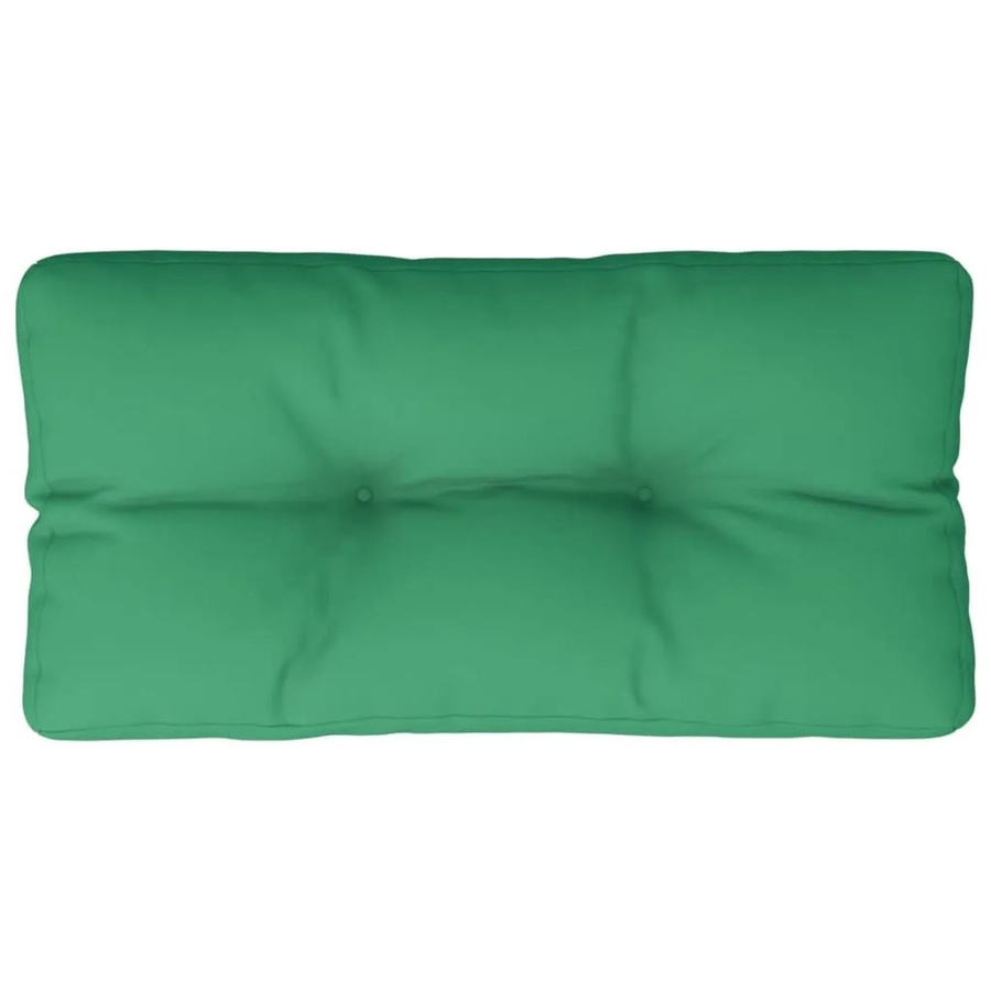 vidaXL Palettenkissen Grün aus Polyester, wasserabweisend und UV-beständig, B/T/H: 70 x 40 x 12 cm - Bild 2