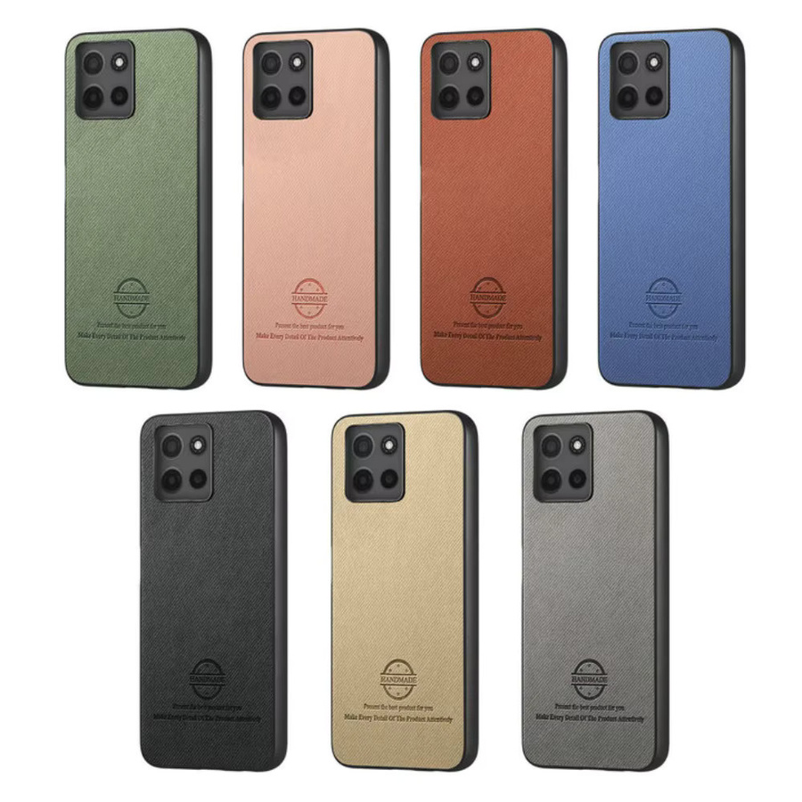 Luxus Leder-Rückenschutzhülle Armor für Motorola Moto G86 G06 Power G56 G66Y G66J G77 G67 5G in Schwarz - Bild 5