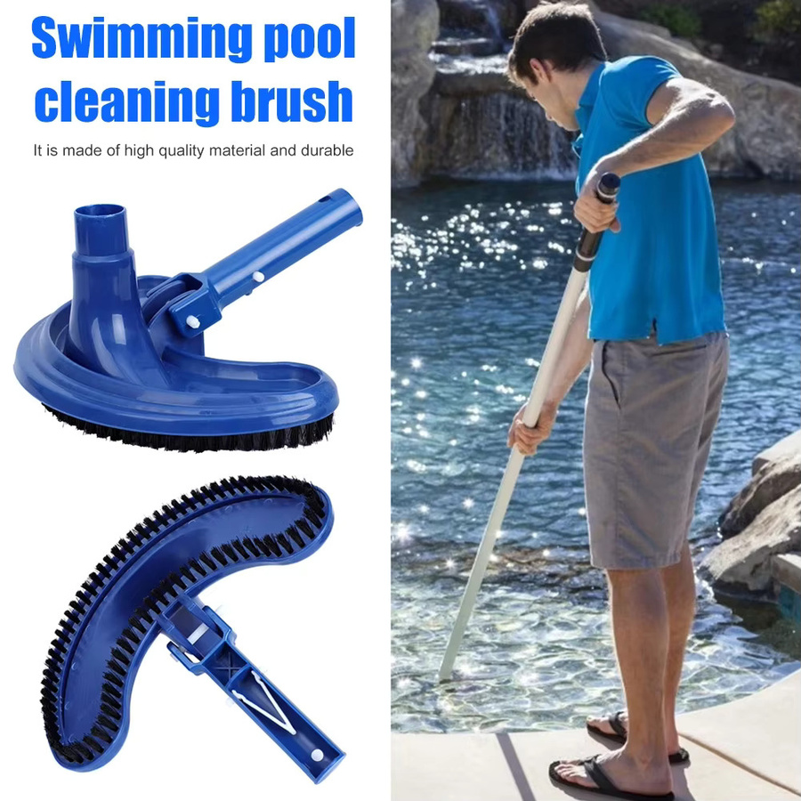 APWIKOGER Pool Staubsauger Bürste zur Reinigung von Schwimmbad, Teich und Spa in Blau - Bild 2