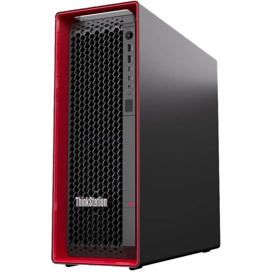 Lenovo ThinkStation P5 Gen 2 Workstation mit Intel Xeon 636 4.7GHz, 64GB RAM, 1TB SSD, Schwarz/Rot - Bild 2