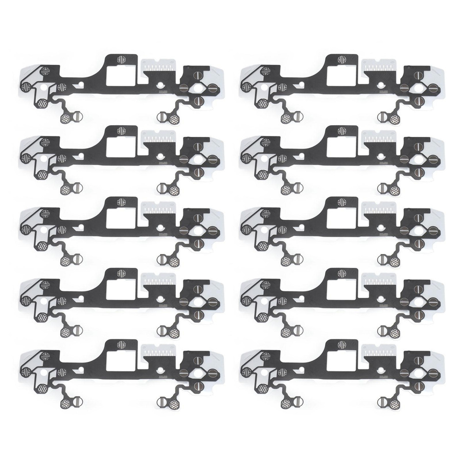 10er Set Leitfähige Folie für PS5 Controller als Reparaturset für Tastenfeld und Analogsticks - Bild 2
