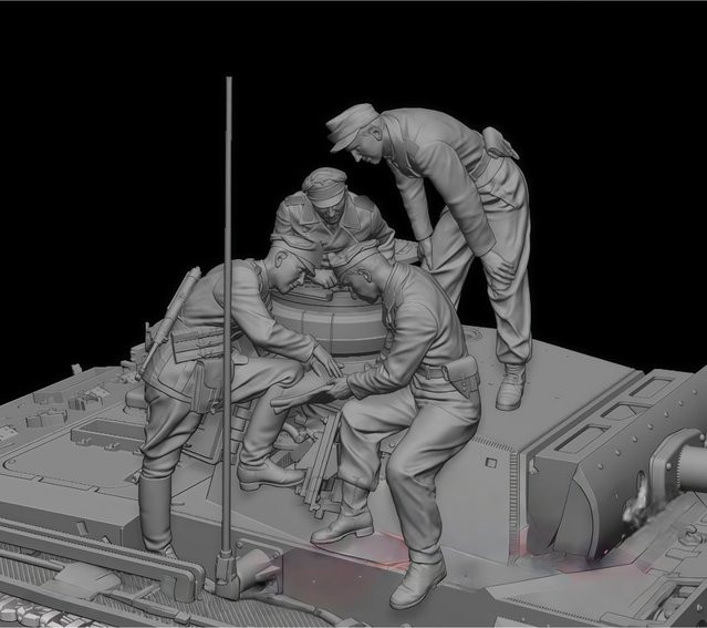 MEEKLION MODEL Militär, Resin-Modellbausatz, 1:35 - Bild 1