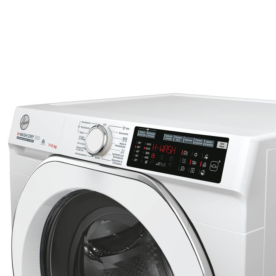 Hoover Waschtrockner HDQ 475AMC-84 weiß mit App-Steuerung, 5 kg Kapazität und 1400 Umdrehungen B/H/T: 60 x 85 x 53 cm - Bild 2