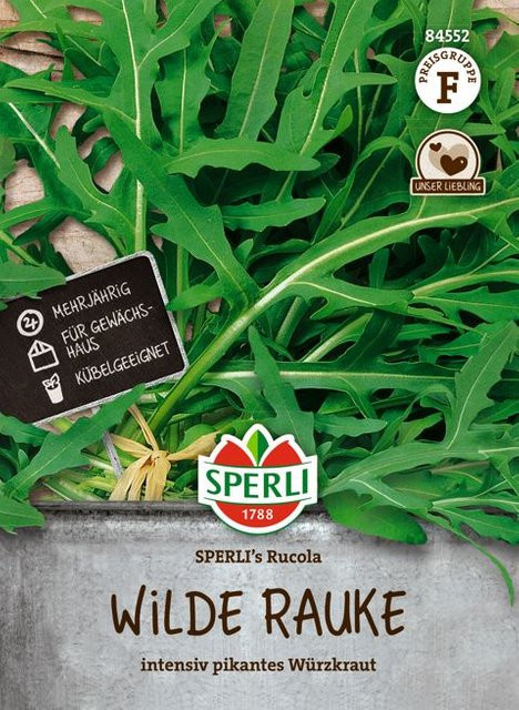 SPERLI Wilde Rauke Samen Rucola für den Kräuter- und Gemüsegarten - Bild 1