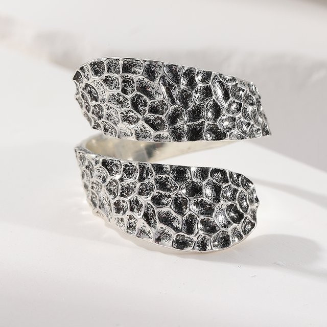 Futz Ring, Vintage, Silber, Unisex, verstellbare Öffnung - Bild 1