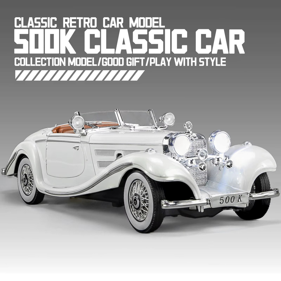 Maisto Vintage-Automodell, 1:24, Metall, Klassiker der 500K- und CLK-GTR-Serie - Bild 2