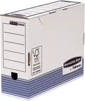 Bankers Box Archivbox System für A4, blau-weiß, 10 Stück - Bild 1
