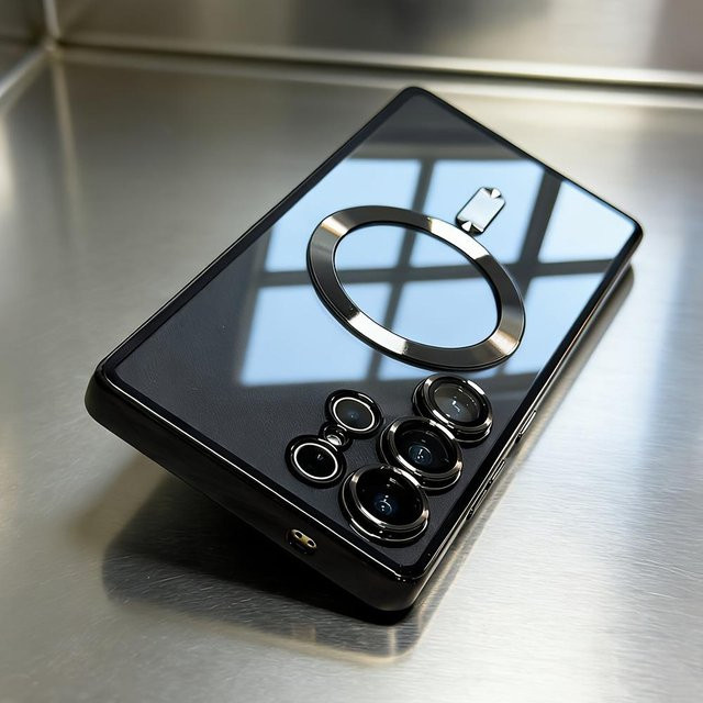 Magnetische transparente Schutzhülle für Samsung Galaxy S26, S24 und S26 Ultra mit kabellosem Laden und stoßfestem Design - Bild 1
