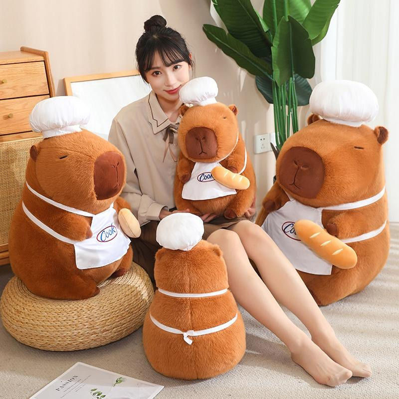 GDzaccly Capybara Brot Puppe Kissen Plüsch 35cm - Bild 4