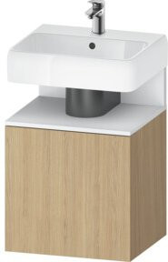 Duravit Waschtischunterschrank Qatego in Weiß mit Eiche Natur, B/T/H: 49 x 42 x 64,5 cm - Bild 1
