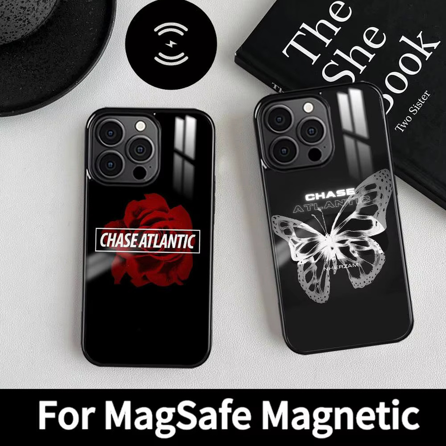 C-Chase Musik A-Atlantic MagSafe Handyhülle für iPhone 11 bis 16 Pro Max Plus Mini in Schwarz - Bild 5