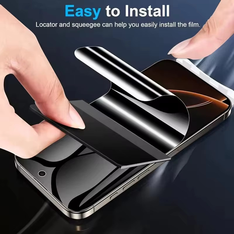 Anti Spy Hydrogel Displayschutzfolie für Samsung Galaxy S25 FE Ultra S24 FE S23 S22 A56 5G A16 A55 A54 A26 A36 A06 - Bild 3