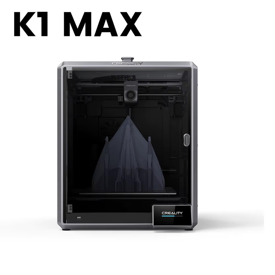 Creality 3D-Drucker K1/K1 Max/K1C in Schwarz mit Dual-Gear-Extruder und Direktantrieb für bis zu 600 mm/s Druckgeschwindigkeit - Bild 2