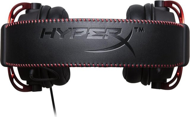 HyperX Cloud Alpha Gaming-Headset, ohrumschließend, kabelgebunden mit 3,5 mm Klinkenanschluss, Schwarz-Rot - Bild 1