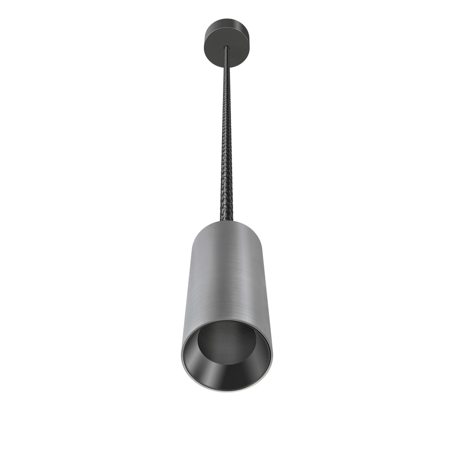 Luxvenum Pendelleuchte SIGNATURE GU10, 1-flammig, Titan gebürstet, Aluminium - Bild 1