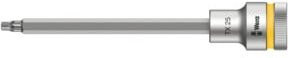 Wera Zyklop Bitnuss 8767 C HF TX mit 1/2 Zoll Antrieb und Haltefunktion, TX 25, Farbe Silber - Bild 1