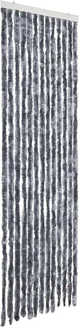 vidaXL Insektenschutz-Vorhang aus Chenille in Silber, thermoisolierend, Breite: 56 cm, Höhe: 185 cm - Bild 1