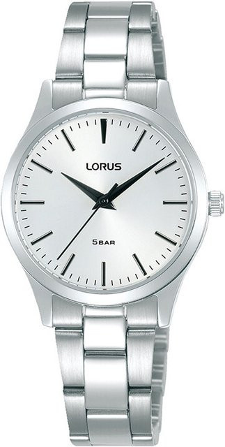Lorus Armbanduhr, Quarz, Edelstahl, Silber, 28 mm, Damen - Bild 1