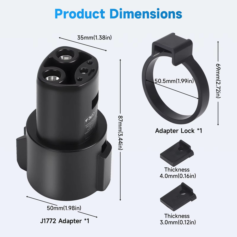 CNSPEED Adapter für Tesla Modell X Y 3S Elektrofahrzeuge Typ 1 J1772 Ladestecker Umwandlung - Bild 3