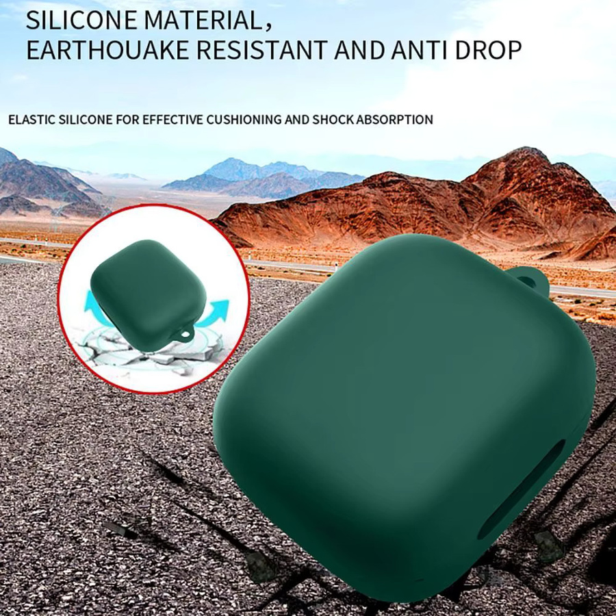 Stoßfeste Silikon-Kopfhörerhülle für Anker Soundcore P30i in Blau, staubdicht und anti-fingerabdruckbehaftet - Bild 4
