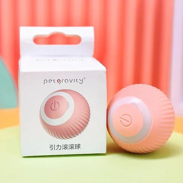 Var Vogue Intelligentes Katzenspielzeug, automatischer rollender Ball, rosa - Bild 1