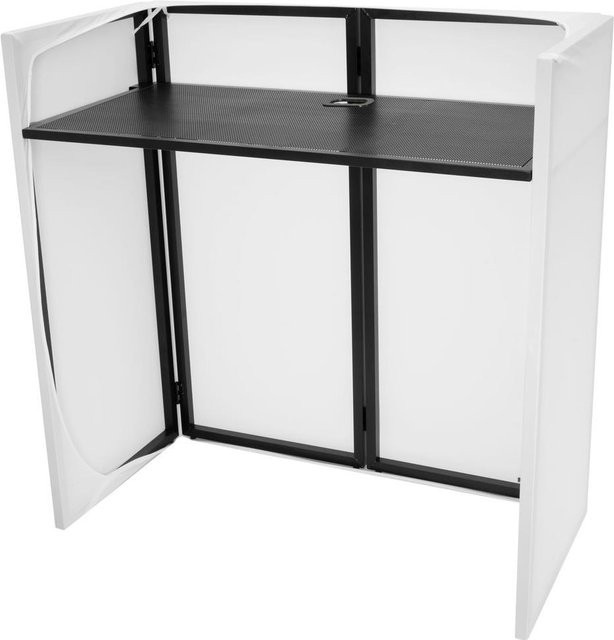 Omnitronic Compact Mobile DJ Stand inklusive Cover in Weiß (32000025) - Bild 1