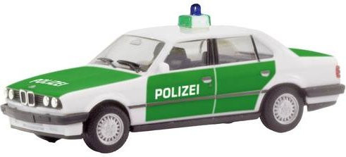 Herpa H0 Einsatzfahrzeug Modell Mercedes Benz 323i E30 Polizei - Bild 1