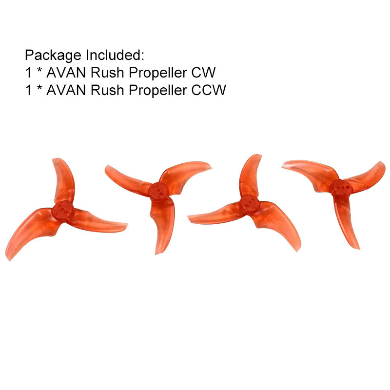 EMAX Avan Rush 2,5 Zoll Requisiten 3-Blatt-Propeller CW CCW, Zubehör - Bild 1