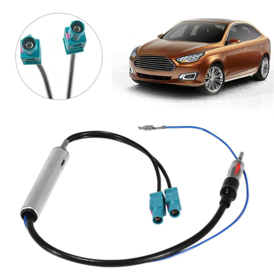 Audi Radio Adapter für 18,1 Zoll mit Dual Fakra-DIN Antennenkabel für AM/FM Audio Zubehör - Bild 5