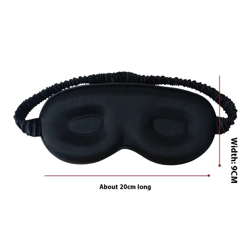 HNKMP Schlafmaske, 3D-konturiert, Schwarz, Unisex - Bild 2