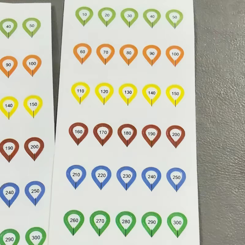 10/20 Blatt Zielfernrohr-Turm-Aufkleber in Multicolour für präzises Schießen und Jagd - Bild 6